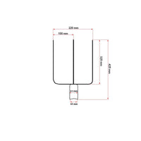 Forca Fieno 3 Denti Senza Manico
