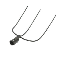 Forca per fieno in acciaio forgiato con 3 denti 220x320x430mm