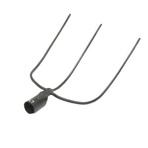 Forca per fieno in acciaio forgiato con 3 denti 220x320x430mm