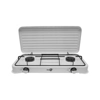 Fornello a gas, piano cottura con due bruciatori SG-6002 Starlux Fornello a gas 2 Fuochi Campeggio Camper