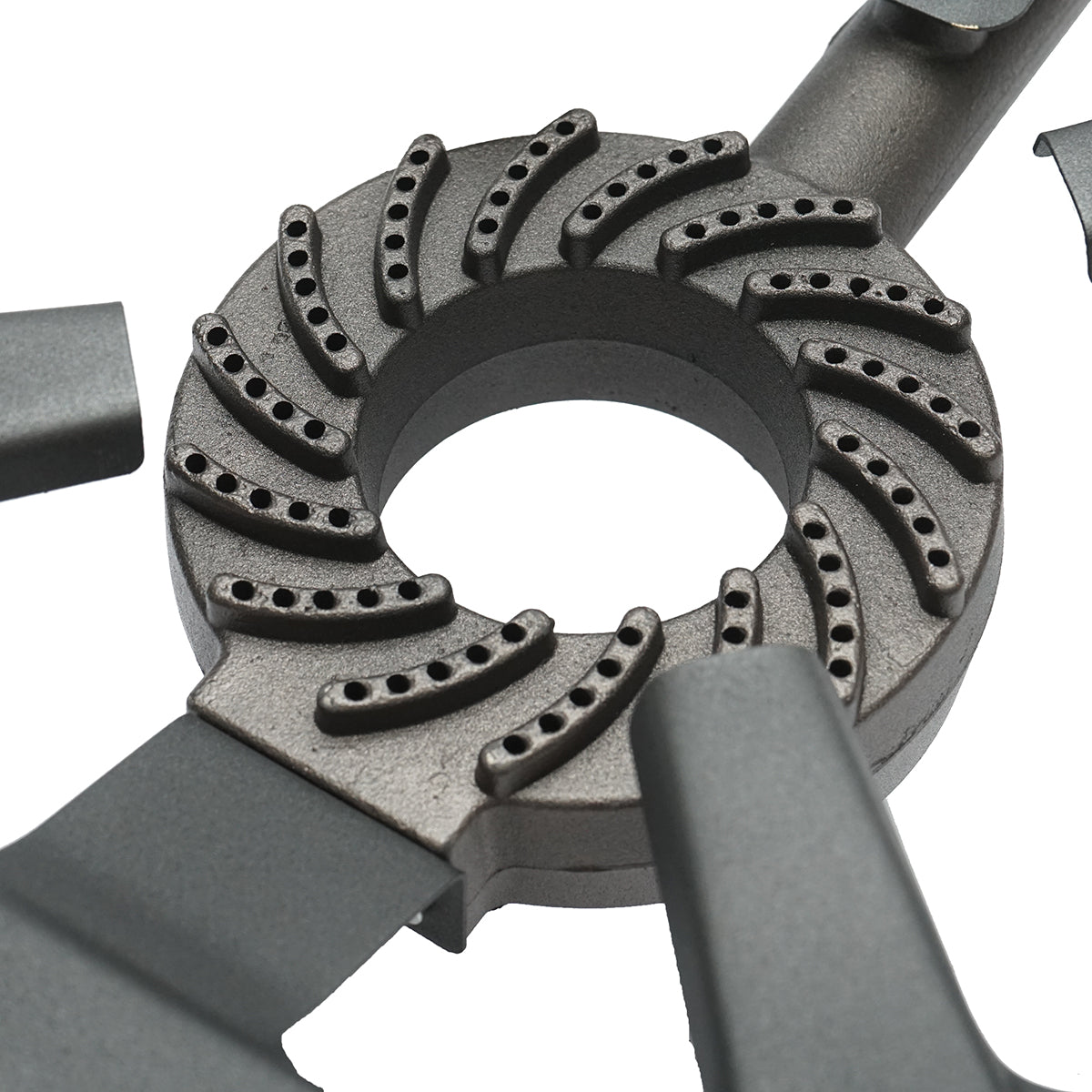 Fornellone, bruciatore a gas quadrato con 4 gambe 400x400x150mm