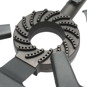 Fornellone, bruciatore a gas quadrato con 4 gambe 400x400x150mm