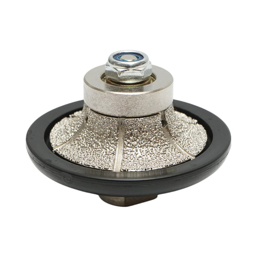 Fresa diamantata a mezza asta B15, D65mm, raggio 15mm, filettatura M14 per bordi in granito Breckner Germany