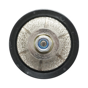 Fresa diamantata a mezza asta B15, D65mm, raggio 15mm, filettatura M14 per bordi in granito Breckner Germany