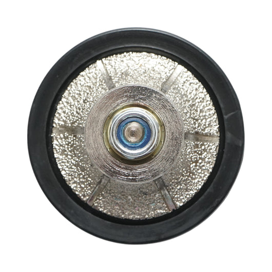 Fresa diamantata mezza asta B15, D65mm, raggio 15mm, filettatura M14 per bordi in marmo