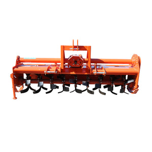 FRESATRICE AGRICOLA PER TRATTORE - 220 CM DI LAVORO, 54 LAME, ATTACCO A 3 PUNTI, ALBERO CARDANICO CON FRIZIONE INCLUSO, ZAPPATRICE PER TRATTORE