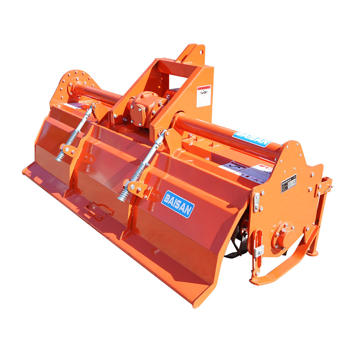 FRESATRICE AGRICOLA PER TRATTORE - 220 CM DI LAVORO, 54 LAME, ATTACCO A 3 PUNTI, ALBERO CARDANICO CON FRIZIONE INCLUSO, ZAPPATRICE PER TRATTORE