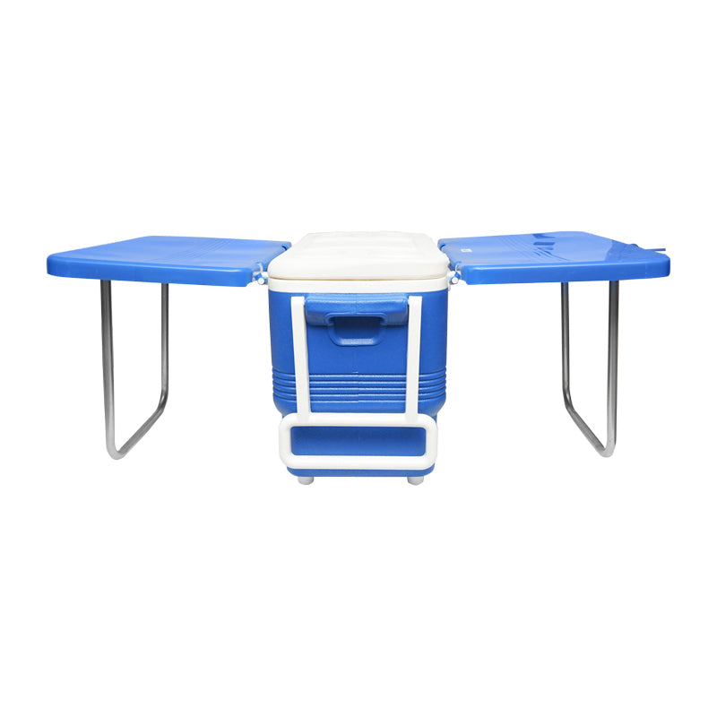 Frigorifero per picnic da 45L, blu, con mensola, Breckner Germany.