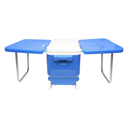 Frigorifero per picnic da 45L, blu, con mensola, Breckner Germany.