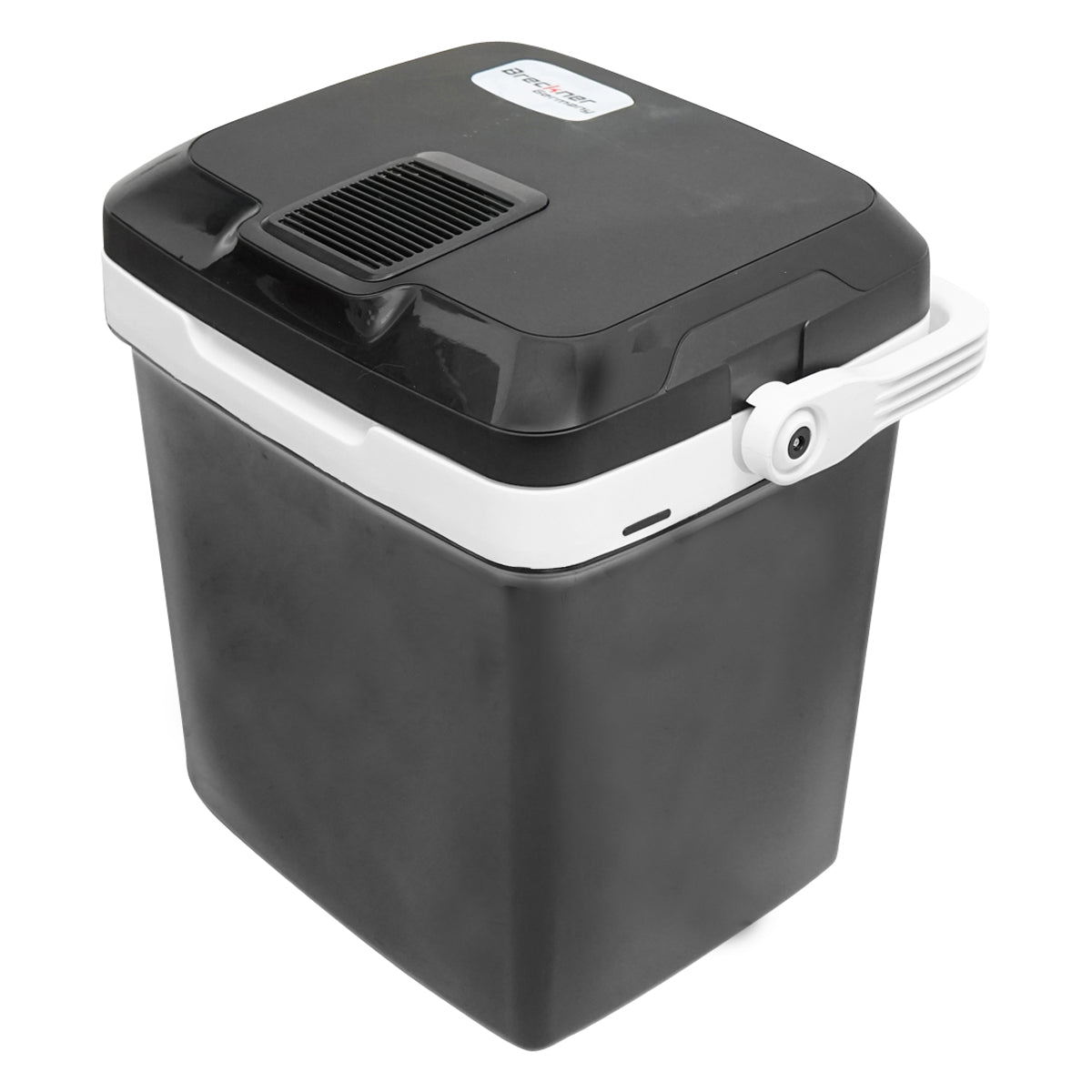 Frigorifero termoelettrico, capacità 26L, alimentazione 12V, potenza 48W con adattatore 220V, Breckner Germany.