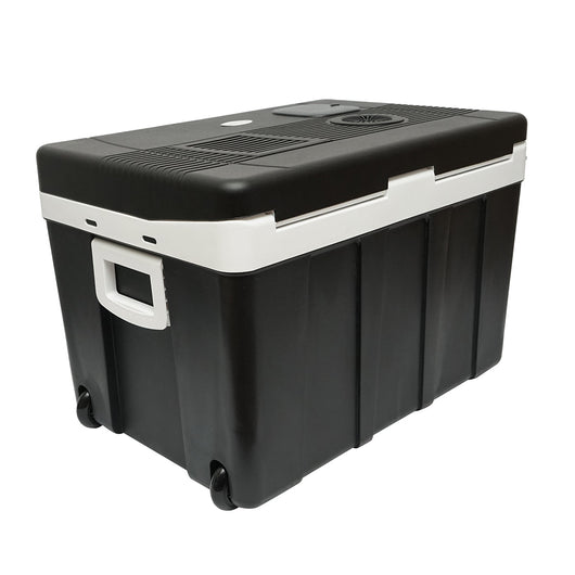 Frigorifero termoelettrico, capacità 50L, alimentazione 12V, potenza 48W con adattatore 220V, Breckner Germany.