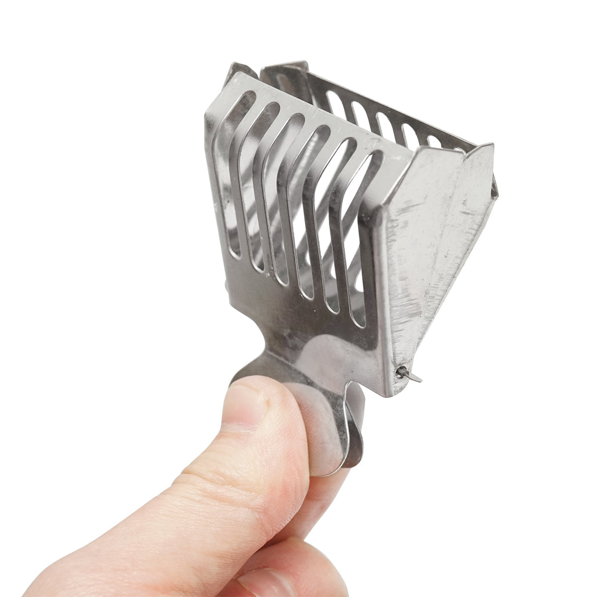 Gabbia per isolamento della regina con apertura a pinza 70x50x20mm