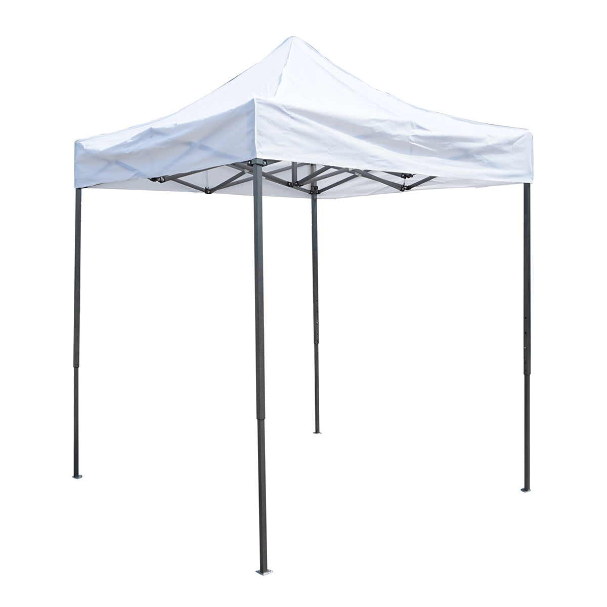 Gazebo e bianco 2x2 m, altezza regolabile, pieghevole Breckner Germany