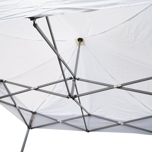 Gazebo e bianco 2x2 m, altezza regolabile, pieghevole Breckner Germany