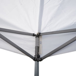 Gazebo e bianco 2x2 m, altezza regolabile, pieghevole Breckner Germany