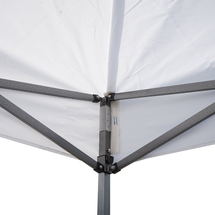 Gazebo e bianco 2x2 m, altezza regolabile, pieghevole Breckner Germany