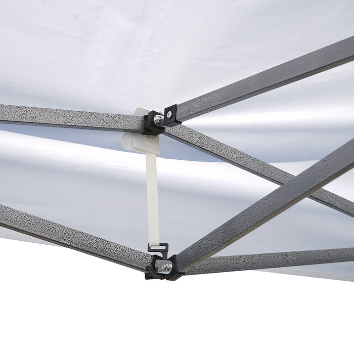 Gazebo e bianco 3x4.5 m, altezza regolabile, pieghevole Breckner Germany