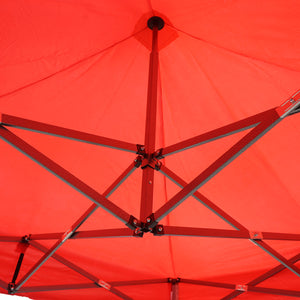 Gazebo rosso 2x2 m, altezza regolabile, pieghevole Breckner Germany