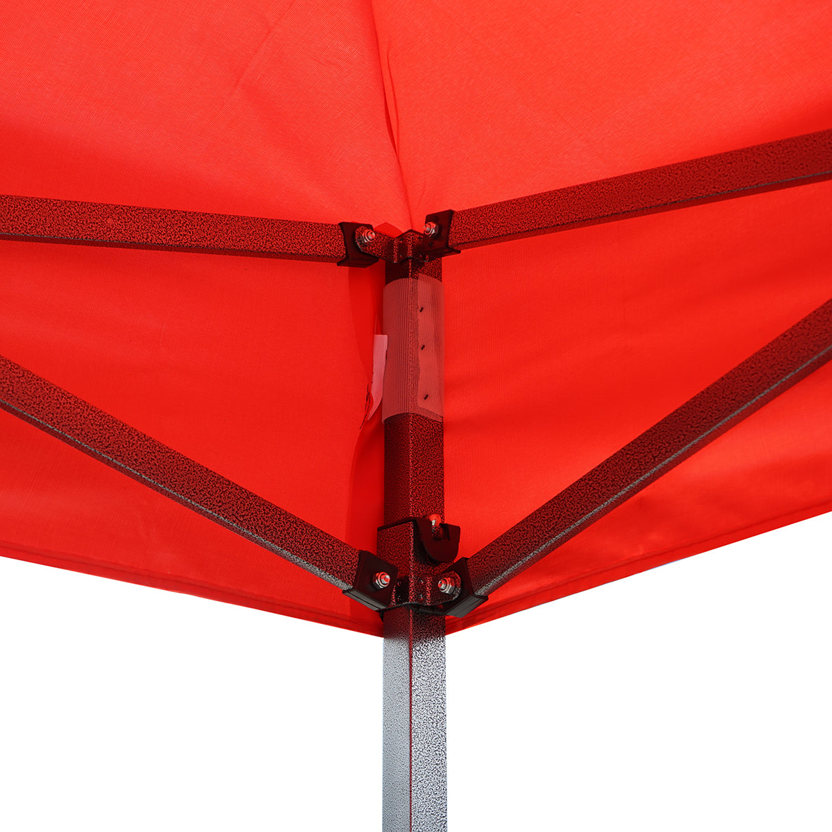 Gazebo rosso 2x2 m, altezza regolabile, pieghevole Breckner Germany