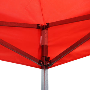 Gazebo rosso 2x2 m, altezza regolabile, pieghevole Breckner Germany