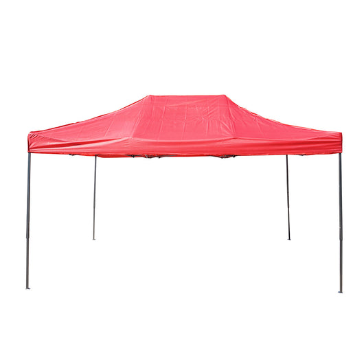 Gazebo rosso 3x4.5 m, altezza regolabile, pieghevole Breckner Germany