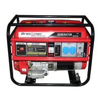 Generatore elettrico a benzina 220V 7,5KW 50Hz, 17HP avviamento a strappo Breckner Germany