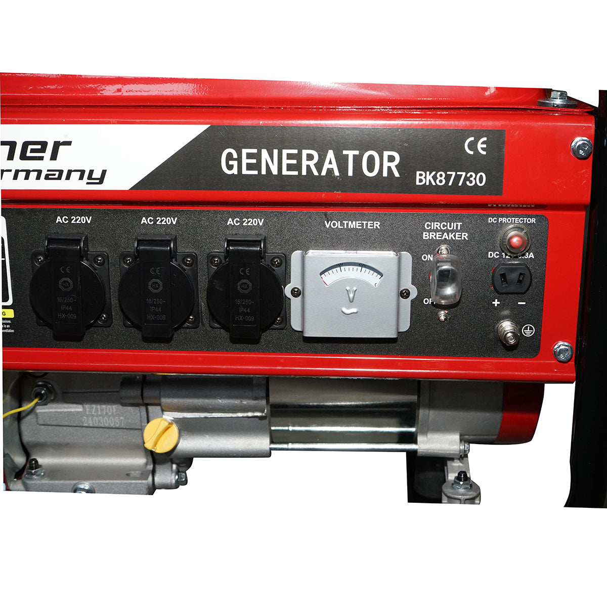 Generatore elettrico a benzina 220V/50Hz potenza massima 3,0 kw Breckner Germany
