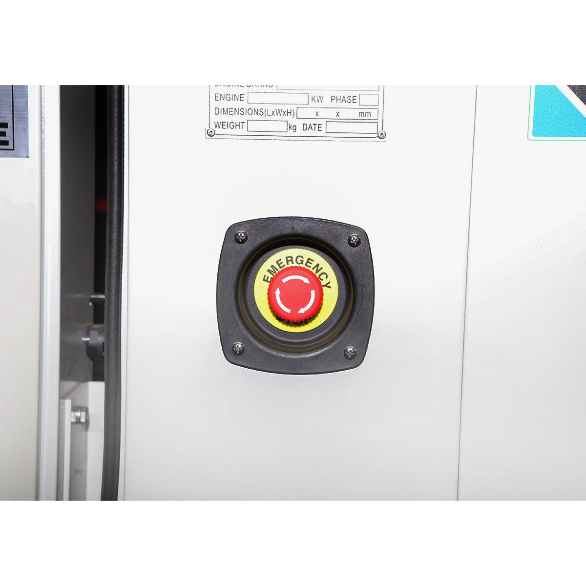 Generatore elettrico trifase 110KVA, 400V con motore diesel Ricardo R6105ZLD-100KW