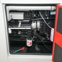 Generatore elettrico trifase 28KVA, 230/400V con motore diesel Ricardo N4100DS-30KW