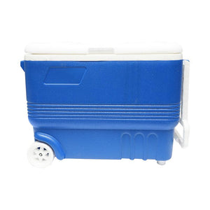 Ghiacciaia Portatile con Ruote, 45L, Blu, 610x330x440mm, Frigo portatile