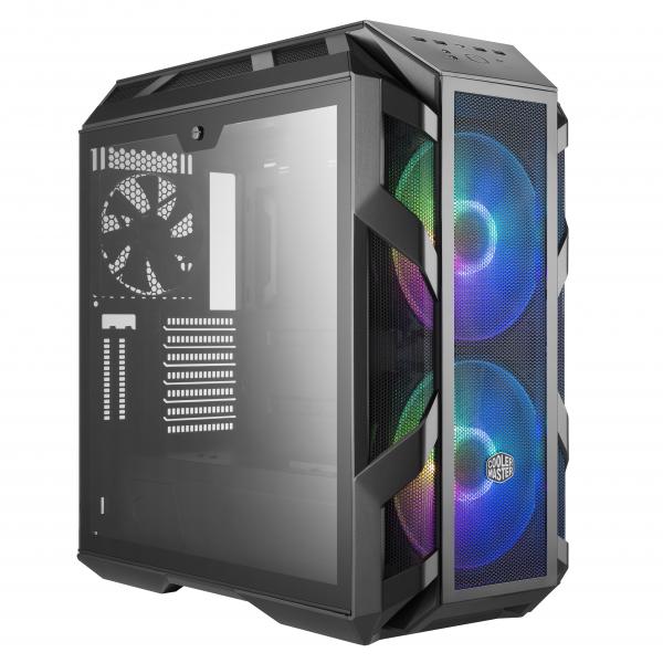 "Case MasterCase H500M- 2USB3-Audio I&O-2x 2.5""/3.5""-2x 2.5""-2x 200mm ARGB Front Fans 140mm Rear Fan-Radiator Supp.-NO PSU"