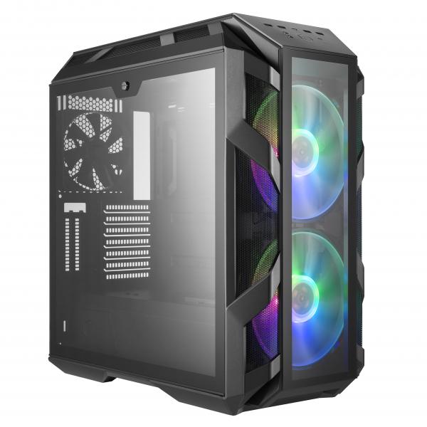"Case MasterCase H500M- 2USB3-Audio I&O-2x 2.5""/3.5""-2x 2.5""-2x 200mm ARGB Front Fans 140mm Rear Fan-Radiator Supp.-NO PSU"