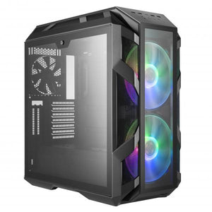 "Case MasterCase H500M- 2USB3-Audio I&O-2x 2.5""/3.5""-2x 2.5""-2x 200mm ARGB Front Fans 140mm Rear Fan-Radiator Supp.-NO PSU"