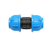 Giunto di compressione uguale D20x20mm, PN16 per sistemi di irrigazione