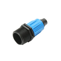 Giunto per collegamento di tubo di gocciolamento D16mmx3/4 pollice con filettatura esterna per sistemi di irrigazione