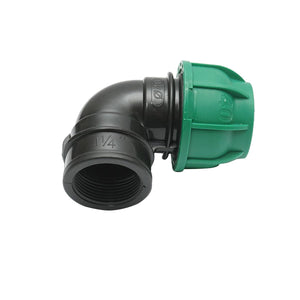 Gomito Compressione 40mm X 5/4" per sistemi di irrigazione Raccordo/Giunto Femina 40mm X 5/4" Raccordo Compressione Manicotto Raccordo Compressione Tubo irrigazione