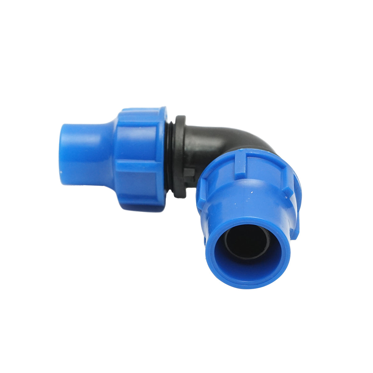 Gomito di compressione ridotto D20x16mm per sistemi di irrigazione