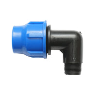 Gomito per tubo di gocciolamento con filettatura esterna D32mmx3/4 pollice, per sistemi di irrigazione