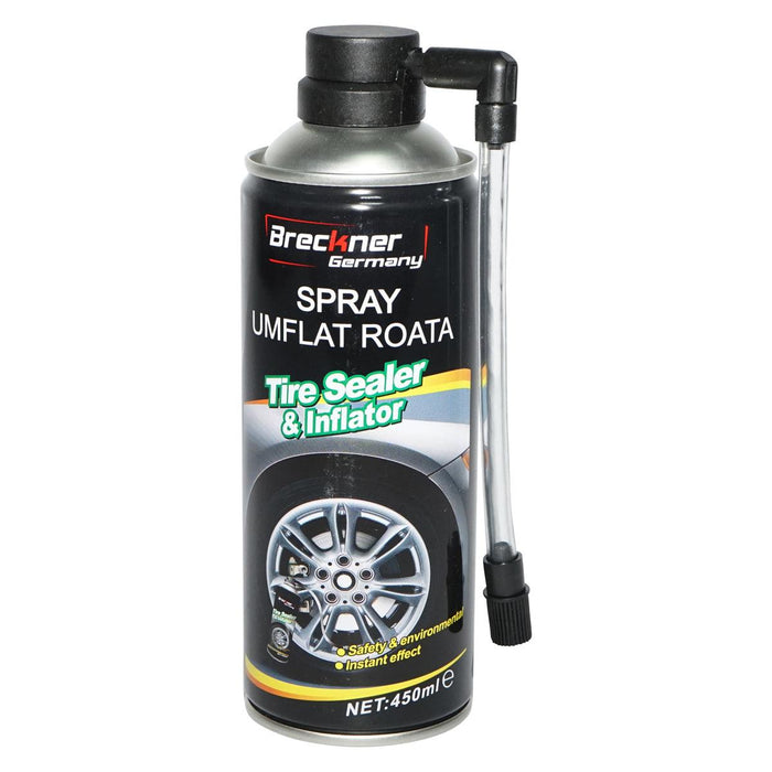10 Gonfia e Ripara Le Gomme Forate di Auto e Moto, Spray gonfia gomme con Silicone per Riparazione forature