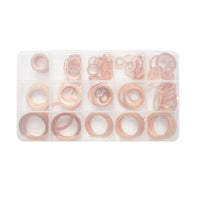 Grande set con rondelle di rame fi6 - fi24 180 pezzi