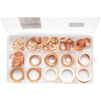 Grande set con rondelle di rame fi6 - fi24 180 pezzi