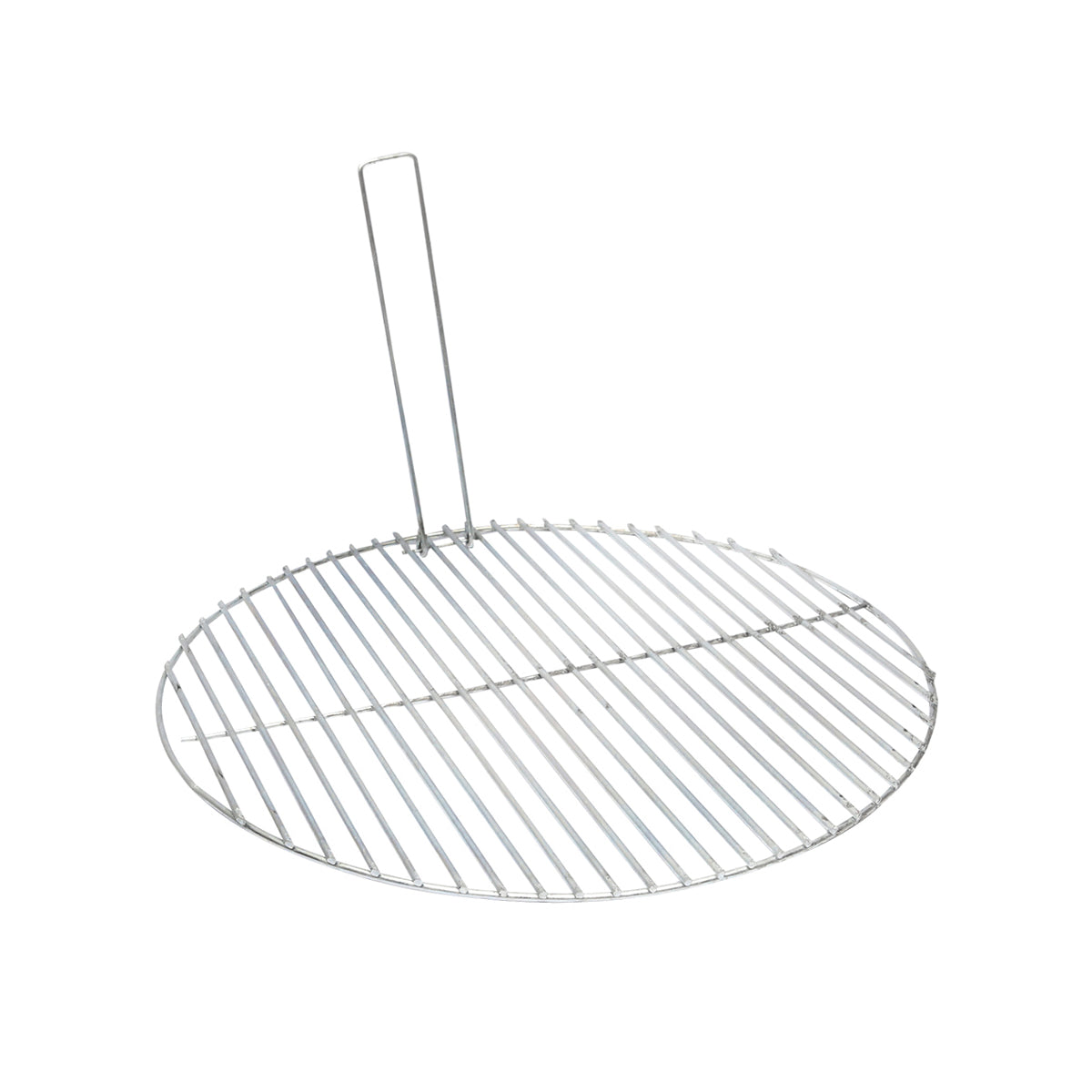 Griglia rotonda con griglia e manici, dotata di 3 gambe