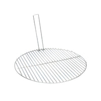 Griglia rotonda con griglia e manici, dotata di 3 gambe