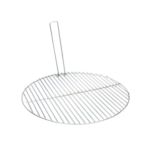 Griglia rotonda con griglia e manici, dotata di 3 gambe