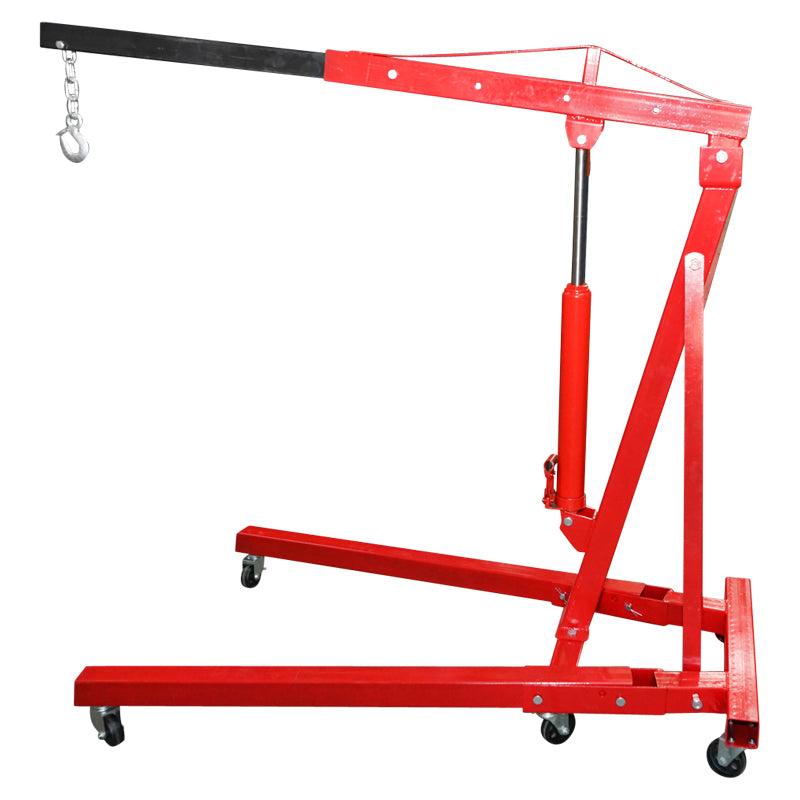 Gru per Officina 2 TON Gru gruetta idraulica da Officina Gru idraulica Pieghevole 2000kg Sollevamento Motori