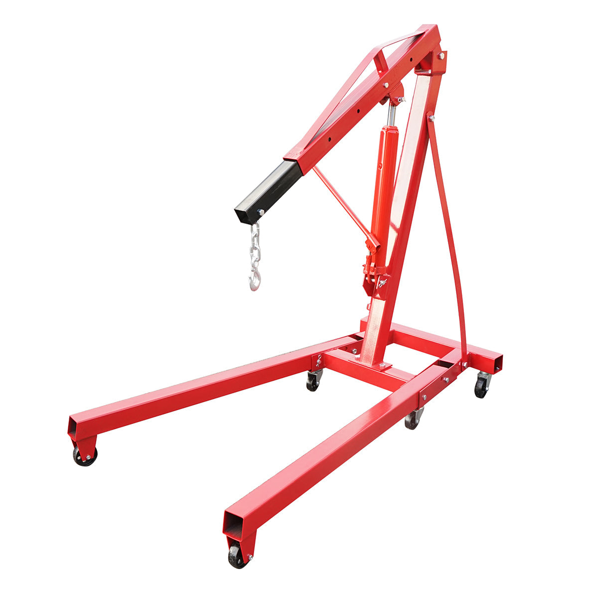 Gru per Officina 2 TON Gru gruetta idraulica da Officina Gru idraulica Pieghevole 2000kg Sollevamento Motori