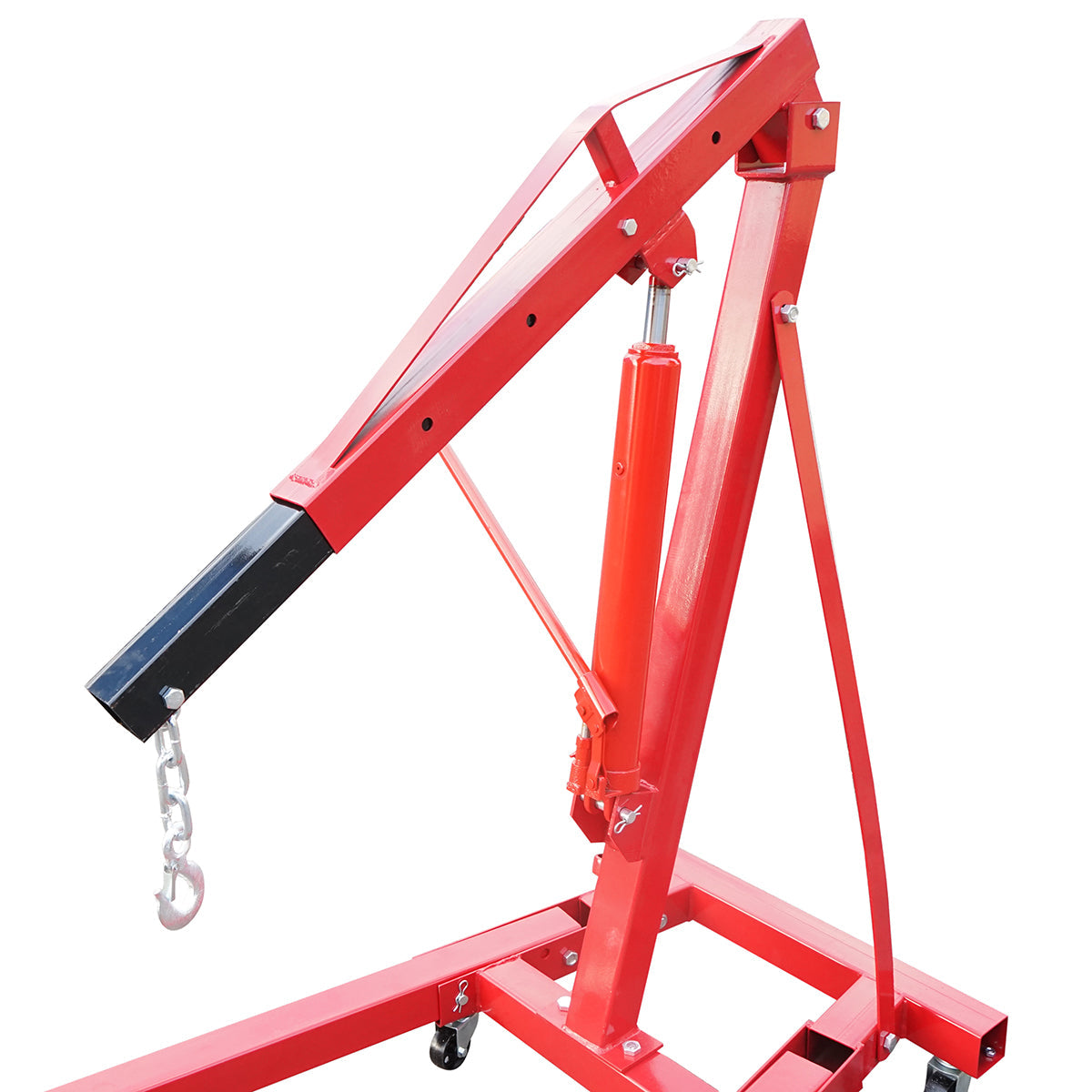 Gru per Officina 2 TON Gru gruetta idraulica da Officina Gru idraulica Pieghevole 2000kg Sollevamento Motori