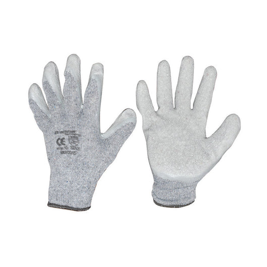 Guanti da lavoro in cotone gommato grigio taglia 10 Breckner Germany