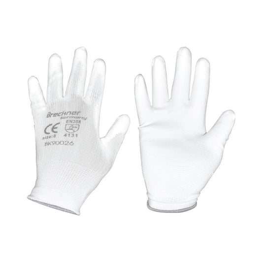 Guanti da lavoro in gomma sintetica bianca taglia 8 Breckner Germany