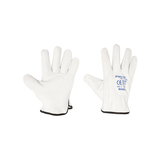 Guanti da lavoro in morbida pelle di bovino taglia L Breckner Germany